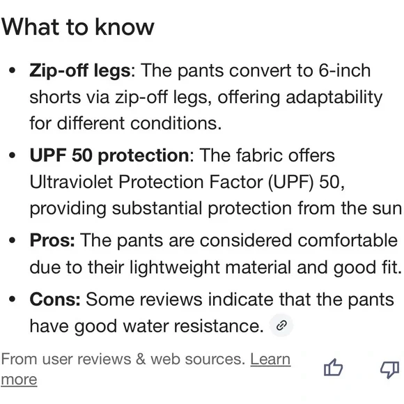 The North Face Paramount Convertible Pant with 7 Pockets in Granite Grey 6 - Picture 4 of 16